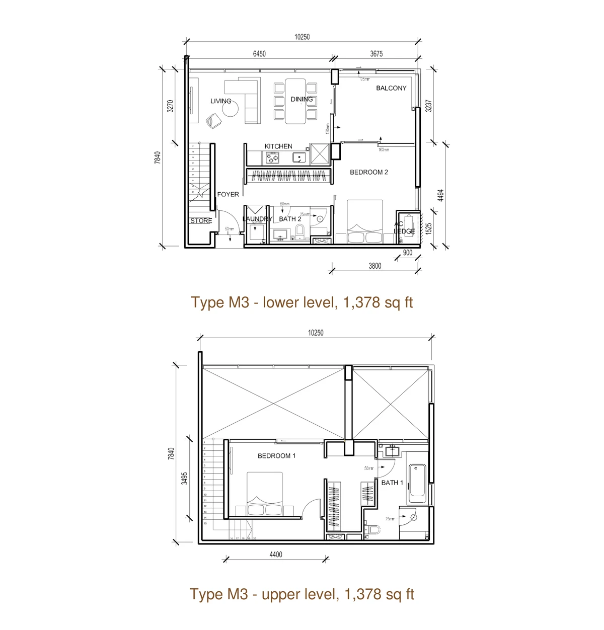 Type M3 (Duplex)